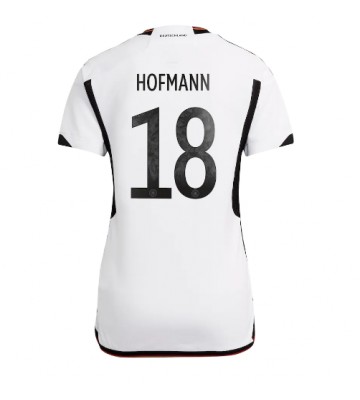 Tyskland Jonas Hofmann #18 Hjemmedrakt Kvinner VM 2022 Kortermet